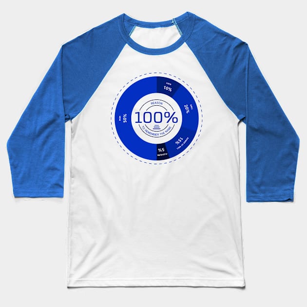 Remember The Name - Blue Baseball T-Shirt by QalebStudio